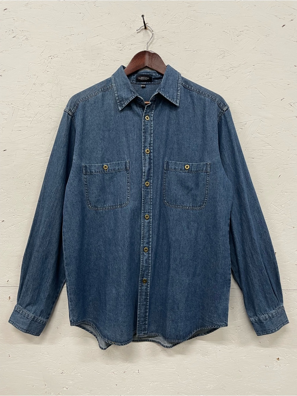 Vintage 90s Essential Maryk & Co. Denimwear Utility Shirt, Size M